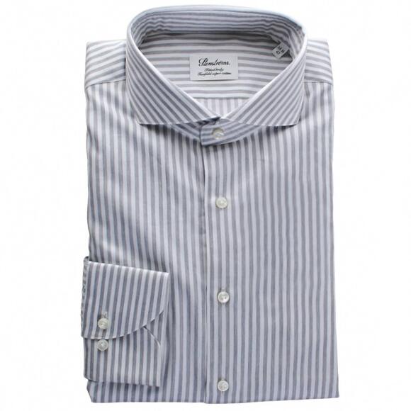 NEW STENSTROMS men's striped dress shirt in multi